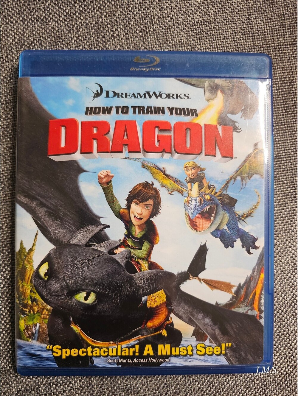 How to Train Your Dragon Blu-ray Disc - Good Condition